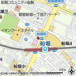 きらぼし銀行船堀支店周辺の地図