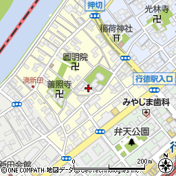 千葉県市川市湊周辺の地図
