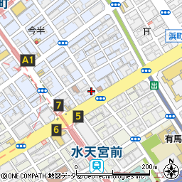 コインパーク日本橋人形町２丁目駐車場周辺の地図