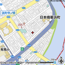 東京都中央区日本橋浜町3丁目27周辺の地図