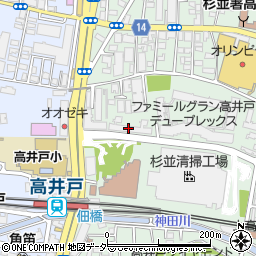 高井戸ハイホーム周辺の地図