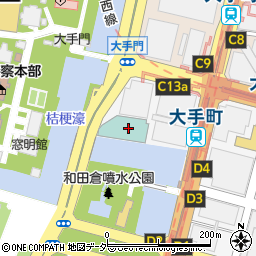 パレスホテル東京　４Ｆ宴会場「山吹」周辺の地図