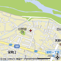 都営日野栄町二丁目アパート６棟周辺の地図