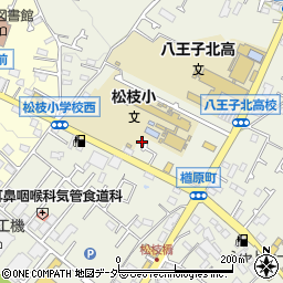 東京都八王子市楢原町623周辺の地図