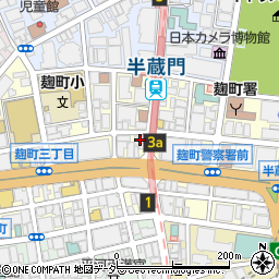 日乃屋カレー半蔵門店周辺の地図