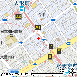 ＧＳパーク日本橋人形町駐車場周辺の地図