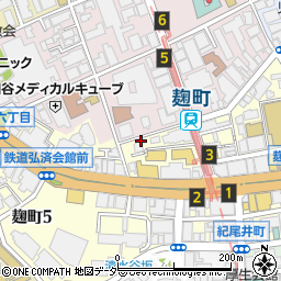 麹町白石接骨院周辺の地図