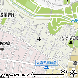 ファミーユ成田西周辺の地図