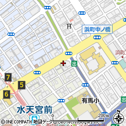 ドコモショップ日本橋浜町店周辺の地図
