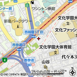 東京都渋谷区代々木3丁目25周辺の地図
