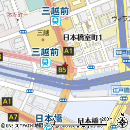 みずほ銀行半蔵門線三越前駅 ＡＴＭ周辺の地図