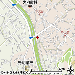 東京都八王子市犬目町107周辺の地図