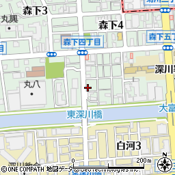 ＲｉｖｅｒＳｉｄｅ清澄白河周辺の地図