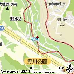 桜橋 小金井市 橋 トンネル の住所 地図 マピオン電話帳
