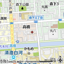東京都江東区高橋6周辺の地図