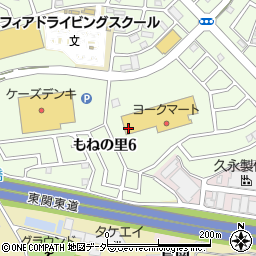 千葉県四街道市もねの里6丁目周辺の地図