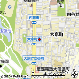 東京都新宿区大京町25周辺の地図