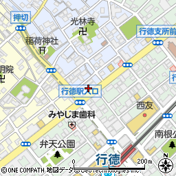 千葉県市川市押切21周辺の地図