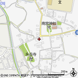 山梨県韮崎市大草町下條西割1-2周辺の地図