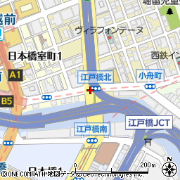 江戸橋北周辺の地図