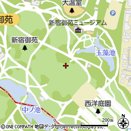 東京都新宿区内藤町周辺の地図