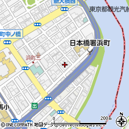 東京都中央区日本橋浜町3丁目28周辺の地図