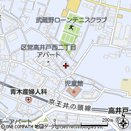 東京都杉並区高井戸西2丁目7-30周辺の地図