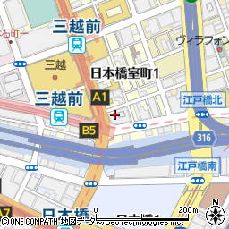 スターバックスコーヒー 日本橋スルガビル店周辺の地図