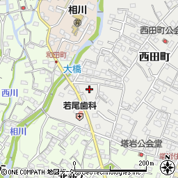 山梨県甲府市西田町2-66周辺の地図