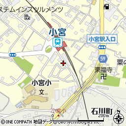 東京都八王子市小宮町1157周辺の地図