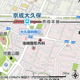 京葉銀行大久保 ＡＴＭ周辺の地図