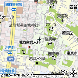 東京都新宿区須賀町6周辺の地図