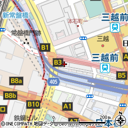 東京都中央区日本橋本石町1丁目2-1周辺の地図