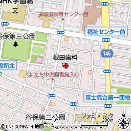 根田歯科医院周辺の地図