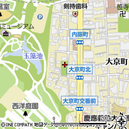 東京都新宿区内藤町1周辺の地図