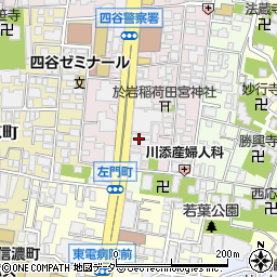 東京都新宿区左門町20周辺の地図