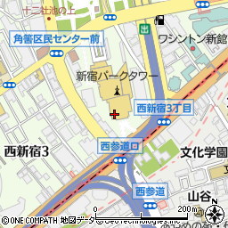 パークハイアット東京駐車場周辺の地図