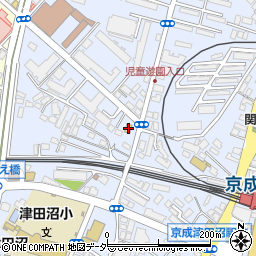 ローソンＬＴＦ津田沼二丁目店周辺の地図