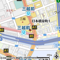 日本橋三越本店　新館７階ギャラリー周辺の地図