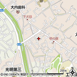 東京都八王子市犬目町127周辺の地図
