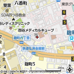 東京都千代田区二番町7-7周辺の地図
