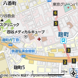 東京都千代田区二番町7-18周辺の地図