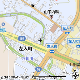 東京都八王子市左入町361周辺の地図