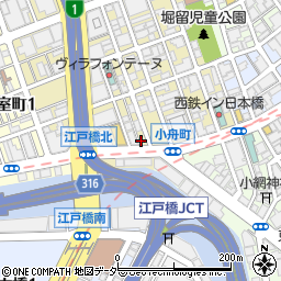 タイムズ日本橋本町第８駐車場周辺の地図