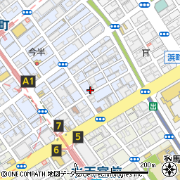 東京都中央区日本橋人形町2丁目16-7周辺の地図