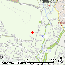 山梨県甲府市和田町周辺の地図