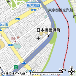 東京都中央区日本橋浜町3丁目36周辺の地図