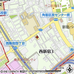 マルエツプチ西新宿三丁目店周辺の地図