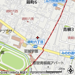株式会社ヨシダ　立川営業所周辺の地図