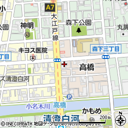 東京都江東区高橋12周辺の地図
